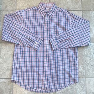 Brooks Brothers Pink/Blue Checkered Button Down